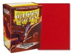 Dragon Shield Standard Sleeves - Matte Crimson