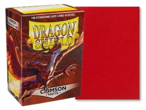 Dragon Shield Standard Sleeves - Matte Crimson
