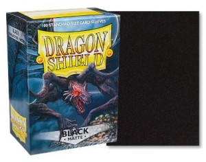 Dragon Shield Standard Sleeves - Matte Black