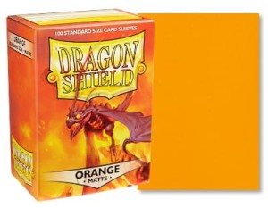 Dragon Shield Standard Sleeves - Matte Orange