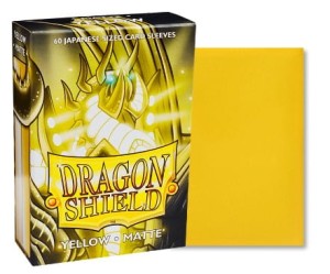 Dragon Shield Small Sleeves - Japanese Matte Yellow