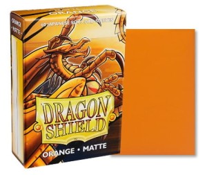 Dragon Shield Small Sleeves - Japanese Matte Orange