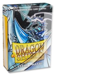 Dragon Shield Small Sleeves - Japanese Matte Clear