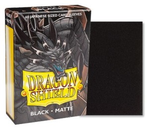 Dragon Shield Small Sleeves - Japanese Matte Black