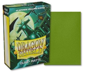 Dragon Shield Small Sleeves - Japanese Matte Olive