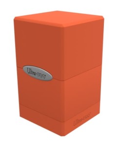 Ultra Pro - Deck Box Satin Tower - Pumkin Orange