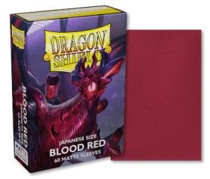Dragon Shield Small Sleeves - Japanese Matte Blood Red