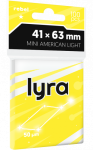 Koszulki Rebel Lyra Light (41x63 mm) "Mini American", 100 sztuk