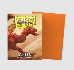Dragon Shield Standard Size - Matte Amber