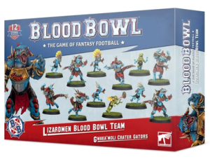 Blood Bowl: Lizardmen Team - Gwaka'moli Crater Gators
