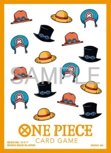 One Piece TCG Sleeves - All-over hat pattern
