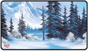 UP - Playmata Bob Ross Winter Paradise Stiched