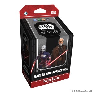Star Wars: Unlimited Card Game - Twin Suns Format - Master and Apprentice - Dooku and Asajj