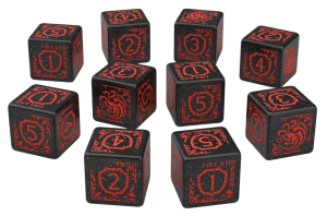 QW Gra o Tron Zestaw 10xK6 - Targaryen