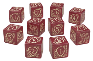 QW Gra o Tron Zestaw 10xK6 - Lannister