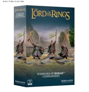 Middle-Earth Strategy Battle Game - Warriors of Rohan Commanders
