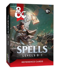 D&D Spells Levels 0-1 Reference Cards