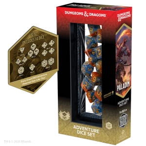 D&D Adventure Dice - Paladin: Orange/Blue