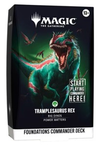 MTG - Foundations Commander  Deck - Tramplesaurus Rex