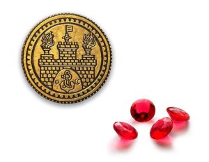 Gwent 3D Coin & Gems