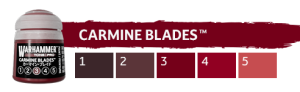 Warhammer Tone Pro - Carmine Blades 1-5 - 5x 12ml