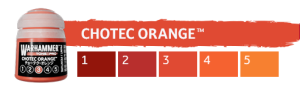 Warhammer Tone Pro - Chotec Orange 1-5 - 5x 12ml