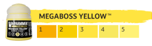 Warhammer Tone Pro - Megaboss Yellow 1-5 - 5x 12ml