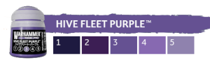 Warhammer Tone Pro - Hive Fleet Purple 1-5 - 5x 12ml