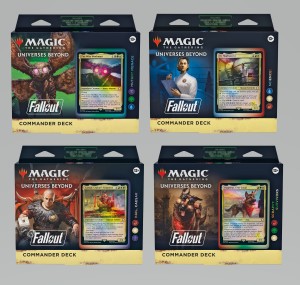 MTG - Komplet 4x Commander Deck Fallout